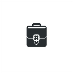 Brifcase icon. Vector Illustration