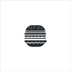 Burger icon. Vector Illustration