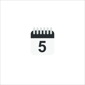 Calendar icon. Vector Illustration