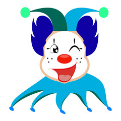 Funny cute Clown