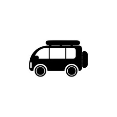 Minivan large car icon. Transport elements. Premium quality graphic design icon. Simple icon for websites, web design, mobile app, info graphics