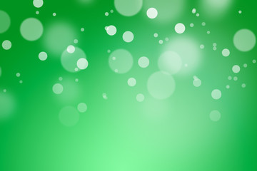 Green color background with bokeh.