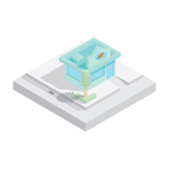 isometric store design
