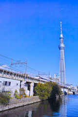 墨田区枕橋からの風景