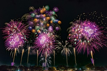 飴玉のような花火