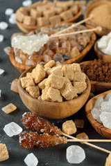 Different types of sugar