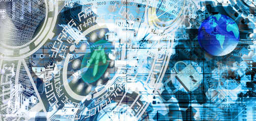 cyberspace background