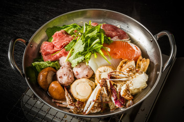 シーフードパクチー鍋　Vietnamese seafood coriander pot