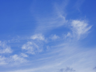 cloudy beautiful blue sky background
