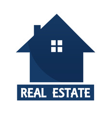 House for Real Estate business card vector design