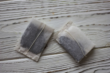 tea bags on the table