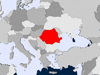 Map of Romania