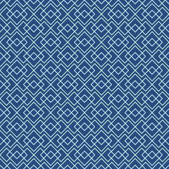 Seamless line pattern, abstract geometric background in navy blue and turquoise colors. Vector illustration. Simple and minimal background. 