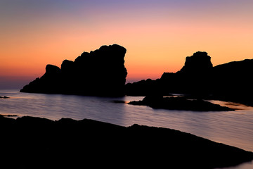 Sunrise over the Rock Formations The Ships