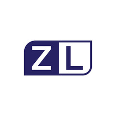 Fototapeta premium initial letter logo simple shape