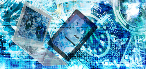 cyber computer background