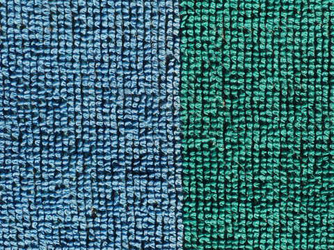 Green Blue Fabric Texture Background