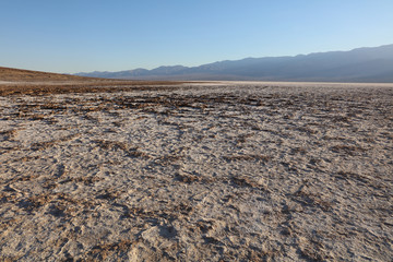 Badwater Basin in Death Valley. California. USA