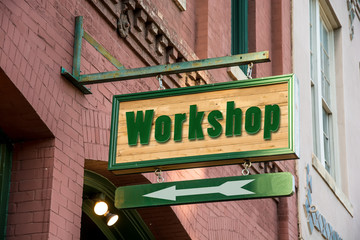 Obraz premium Schild 277 - Workshop