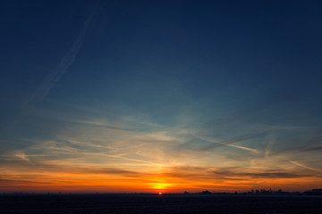 Fototapeta premium Sunset sky