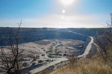 quarry on the booty of stone