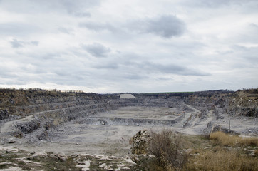 quarry on the booty of stone