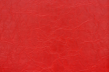 Red leather texture. Abstract background.