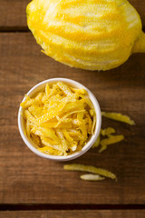 lemon zest