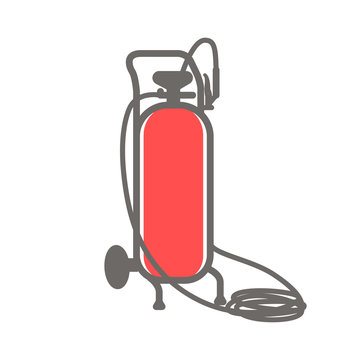 recommend clip art: Vector icon of gas cylinder
