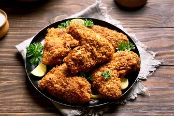 Crispy chicken wings