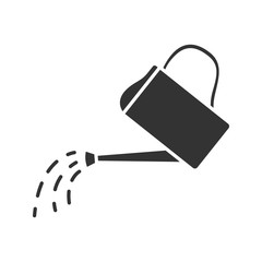 Watering can glyph icon