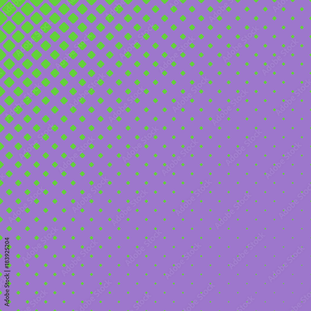 Poster abstract geometrical halftone rounded square pattern background - vector graphic from diagonal squar