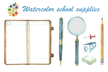 Stationery in watercolor.