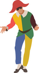 personaggio in costume di carnevale