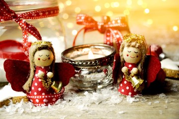 Weihnachtsengel mit Kerze 