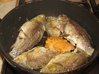 Fried fish.  Village. Bryansk district. (The Vast Russia! Sergey, Bryansk.)
