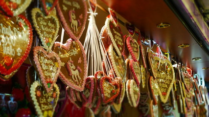 Lebkuchenherz, Jahrmarkt, Rummel, Volksfest