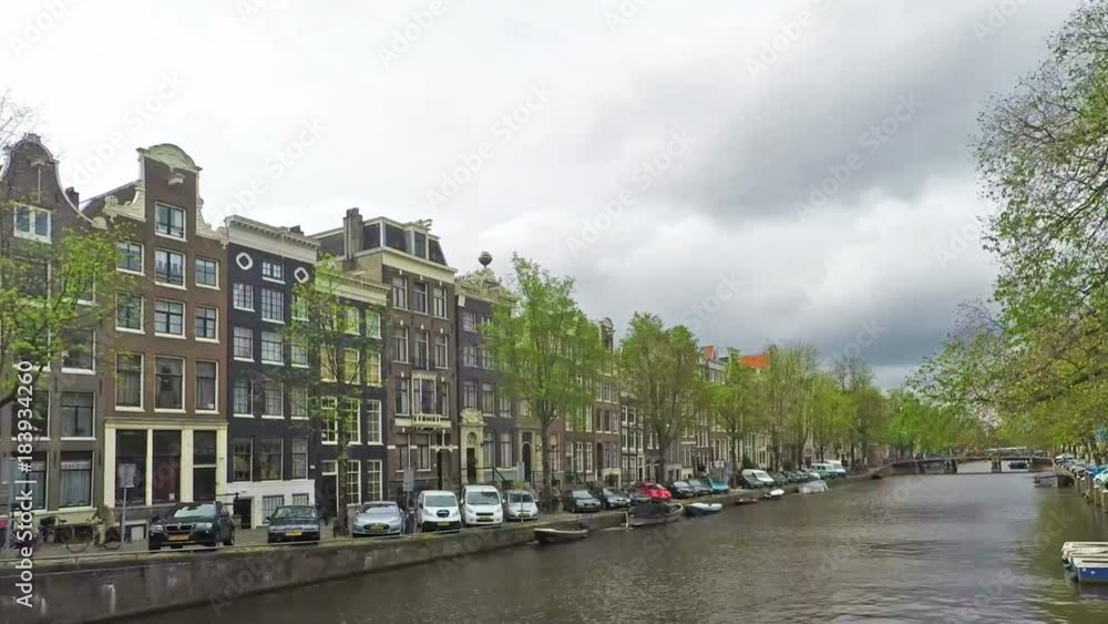 Wall mural amsterdam canals