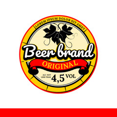 Original beer label
