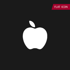 Apple Icon in trendy flat style isolated on grey background. Apple Icon page symbol for your web site design Apple Icon logo, app, UI. Apple Icon Vector illustration, EPS10.