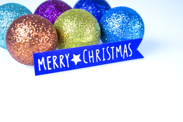 Merry Christmas. Various Christmas decoration