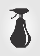 Spray bottle Icon. Vector illustration