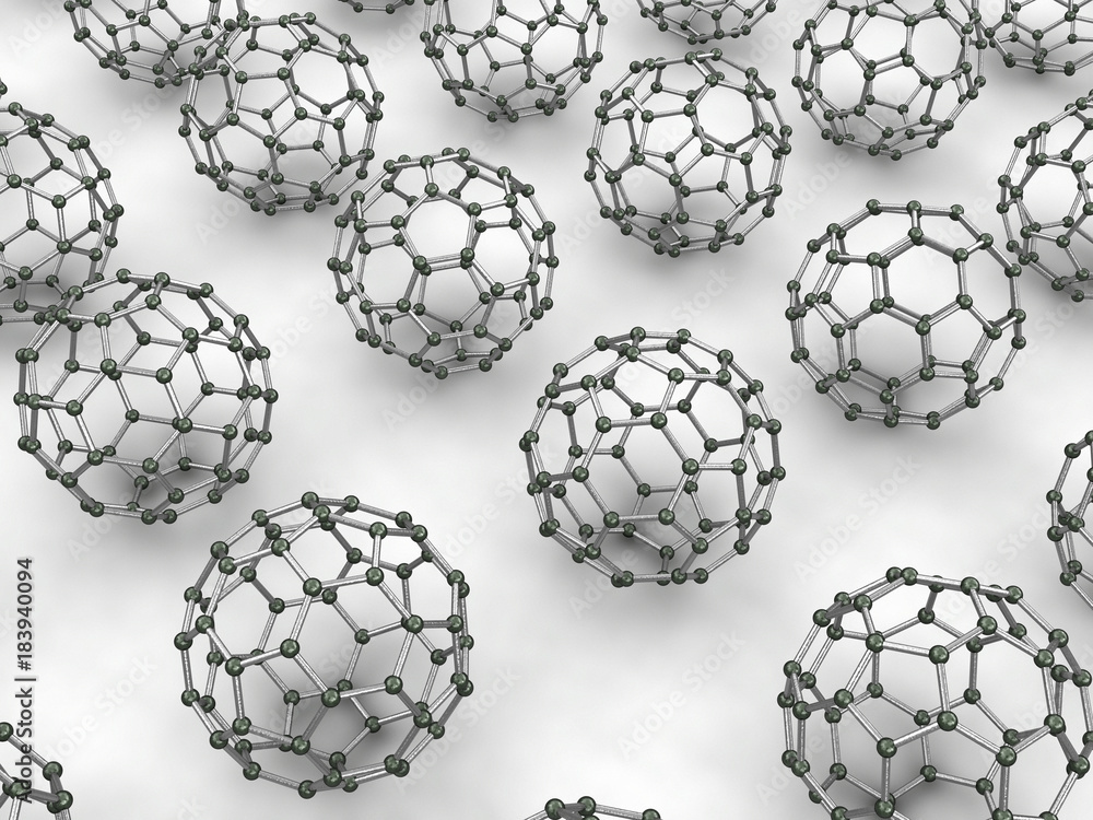 Poster hexagonal geometric forms. image with clipping path