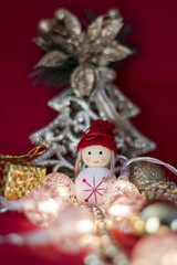 three, toy and lights