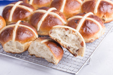 Easter hot cross buns