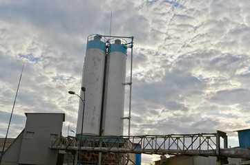 Going concrete batching plant. Ukraine.