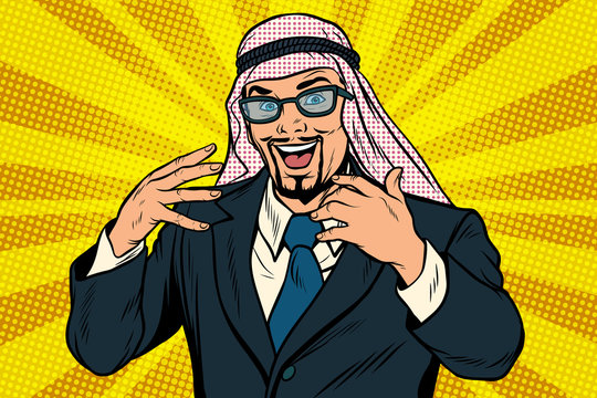 Successful Arab businessman