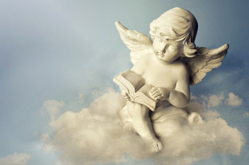 Angel on the cloud