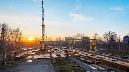 Hurtownia stali dźwig suwnica © BlackMediaHouse