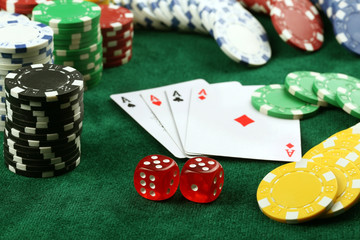 Dice, lottery, gambling and casino games